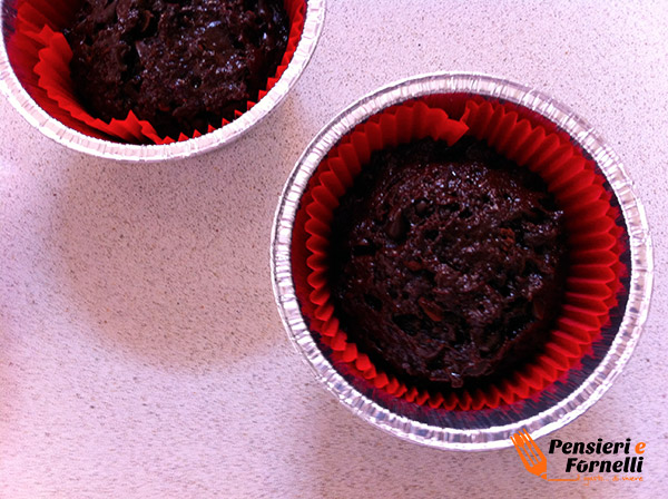 Muffin al Cacao con gocce di cioccolata