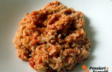 Pasta alla bolognese per bambini