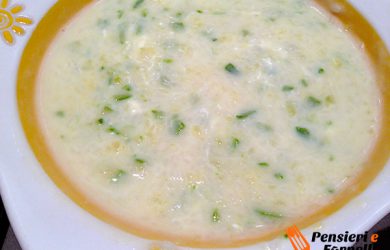Baby risotto zucchine e formaggio