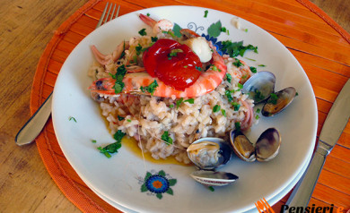 risotto alla pescatora