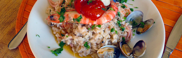 risotto alla pescatora