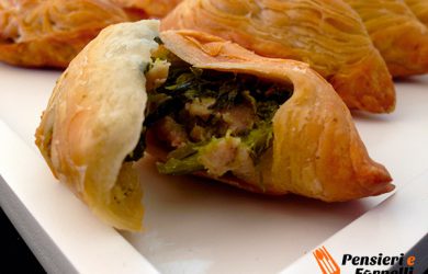 Sfogliatelle Ricce con Salsicce e friarielli