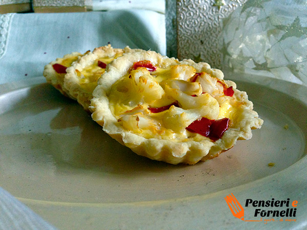 Mini quiche di rinforzo ricetta natalizia