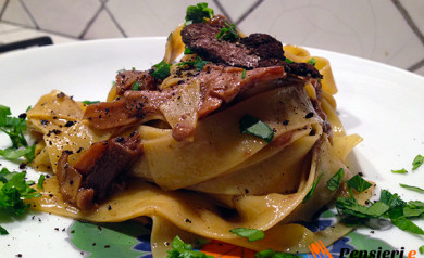 Pappardelle porcini e tartufo