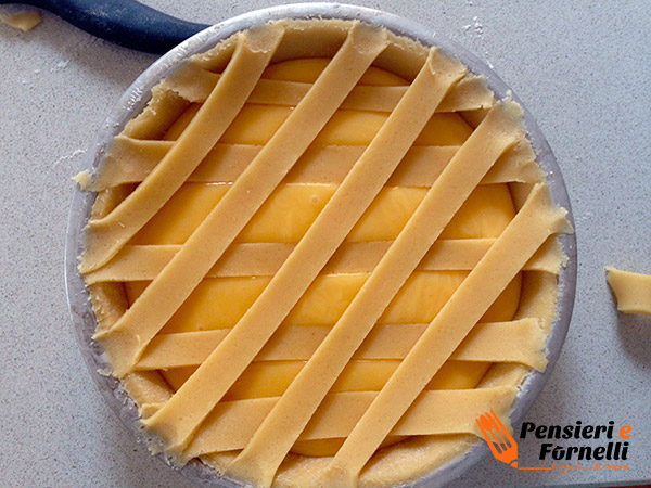 Crostata al cioccolato bianco