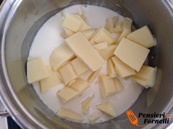 Mousse al cioccolato bianco