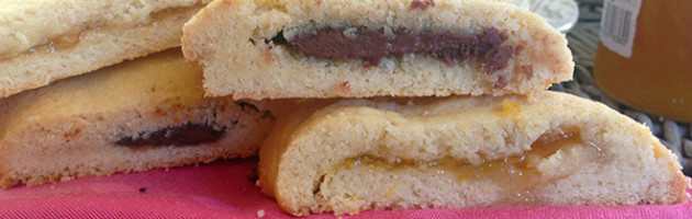 Biscotti di frolla morbida ripieni