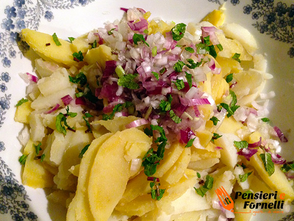 Corazza al forno con patate alla tedesca