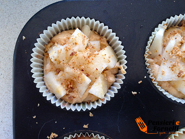 Madeleines nocciole e pere