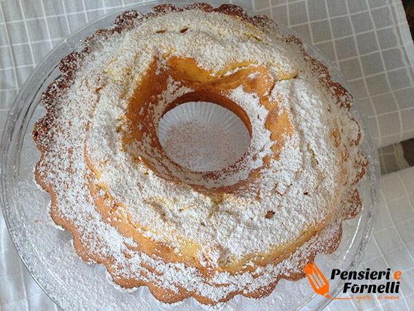 Ciambella morbida moulose al limone