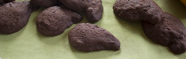 Biscotti gocciole dark