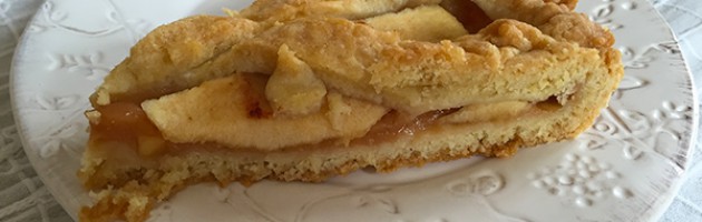 Crostata sablè mela e mandorla