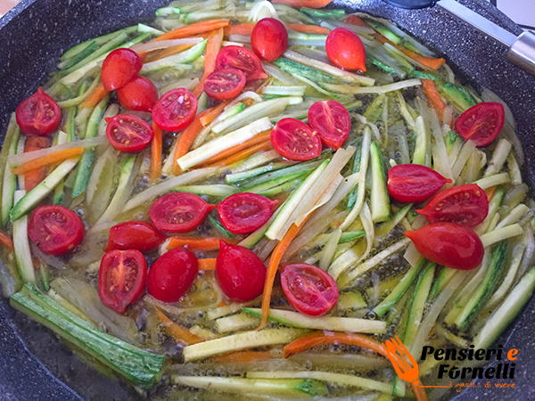 Paccheri porcini e verdure