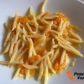 Trofie con zucca e crema di parmigiano per bambini