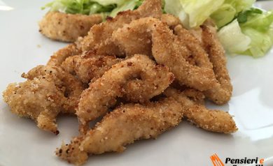 Straccetti di petto di pollo