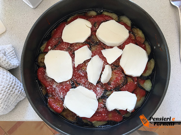 mozzarella per parmigiana di melanzane