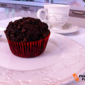 Muffin al cacao con gocce di cioccolato