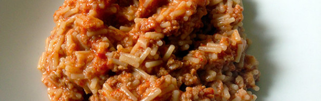 Pasta alla bolognese per bambini