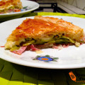 Torta rustica speck e zucchine