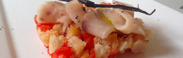 Panzanella di pesce spada agli agrumi