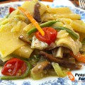 Paccheri porcini e verdure